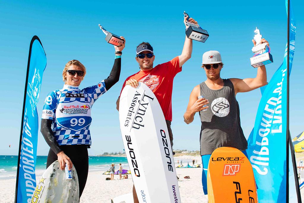 Mens Podium 2016 Florian Trittel, Nico Parlier and Florian Gruber - 2016 Red Bull Lighthouse to Leighton © Janine Pittaway